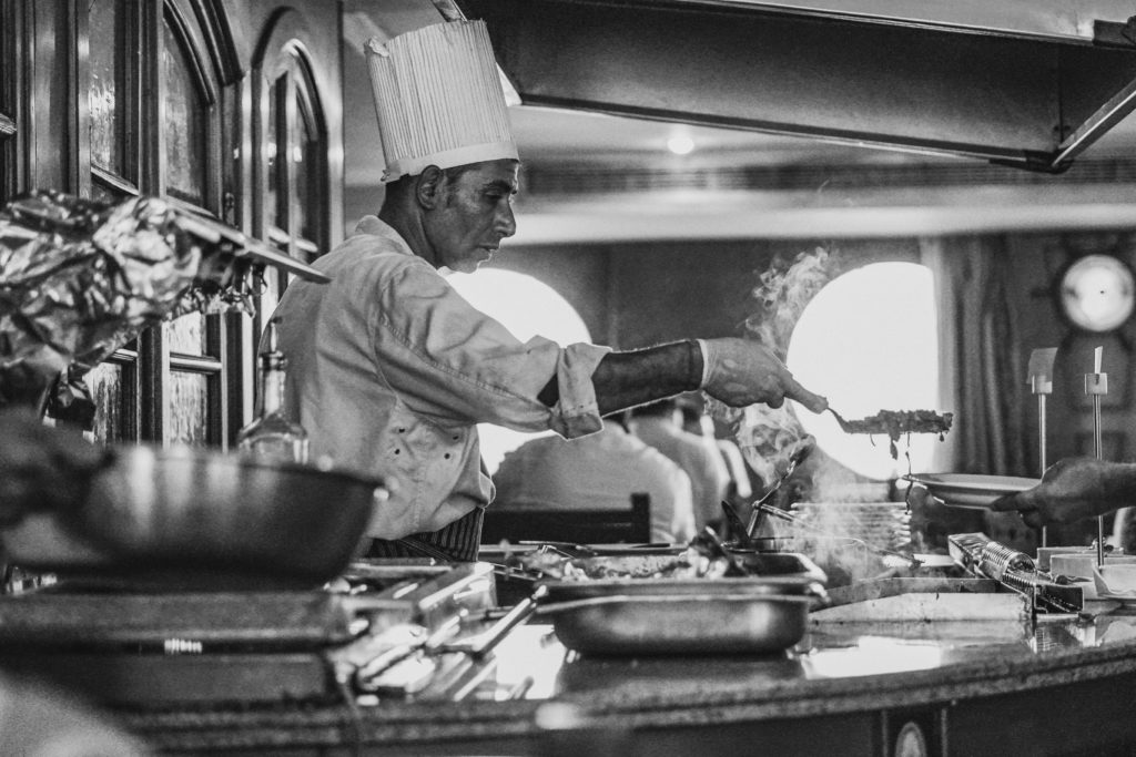 The Unique Charm of a Black Tie for a Chef