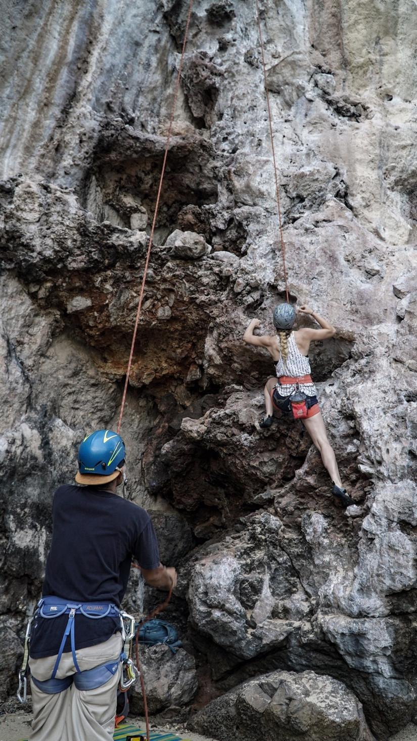 The Art of Rock Climbing and Tieing a Tie